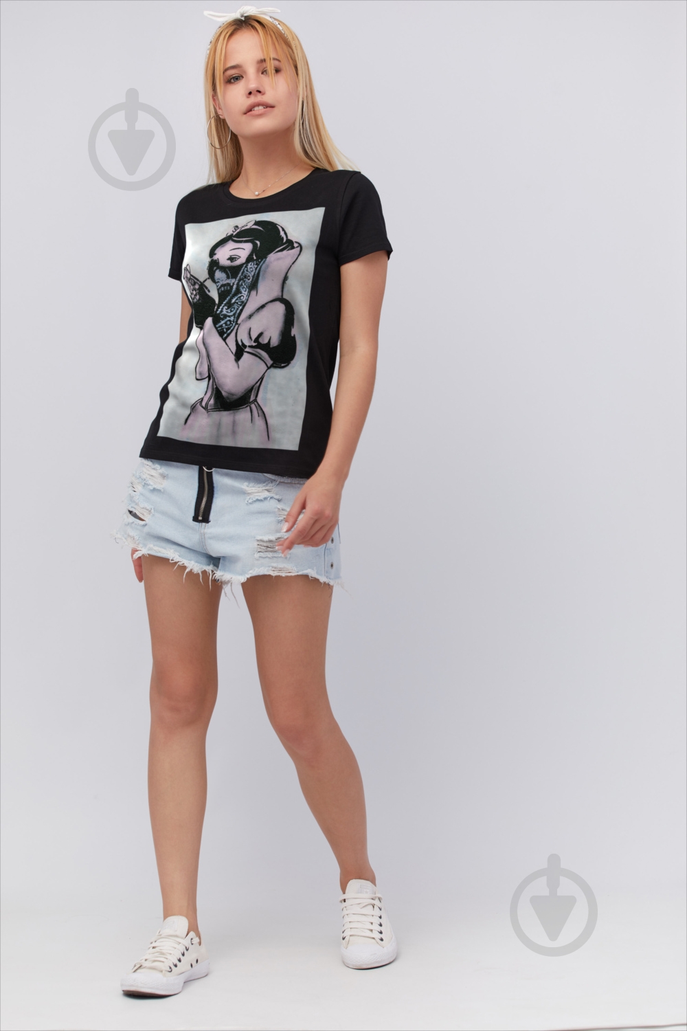 Футболка YAPPI Basic WB1038 р.L черный - фото 2 Футболка YAPPI Basic WB1038 р.L черный - фото 2