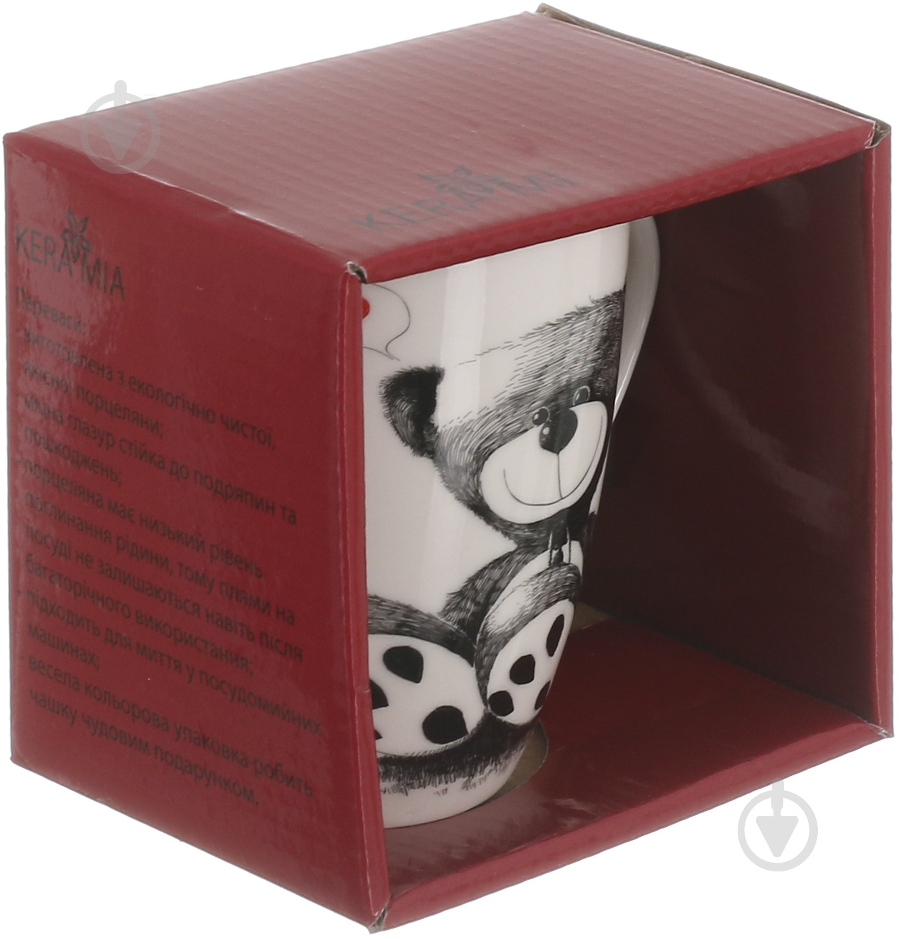 Чашка Keramia Gray Bear 360 мл - фото 3
