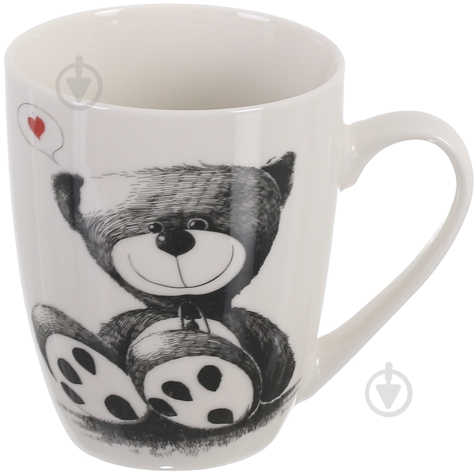 Чашка Keramia Gray Bear 360 мл - фото 1