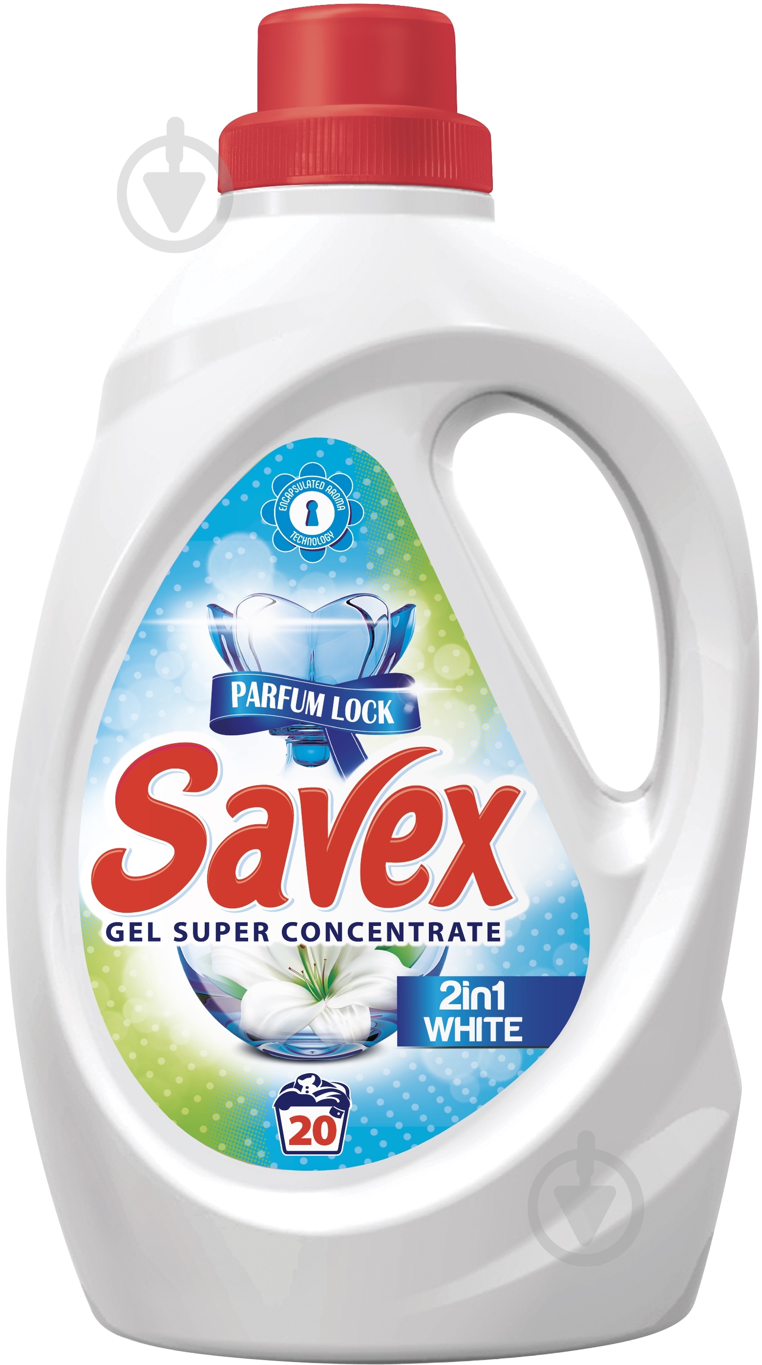 Гель для машинной и ручной стирки Savex 2 in 1 White Super Concentrate 1,1 л - фото 1 Гель для машинной и ручной стирки Savex 2 in 1 White Super Concentrate 1,1 л - фото 1