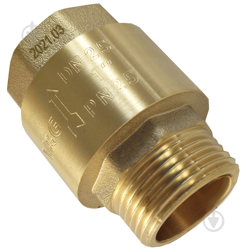 Клапан обратный V&G VALOGIN 1" ВН с латунным штоком VG-401303 - фото 1 Клапан обратный V&G VALOGIN 1" ВН с латунным штоком VG-401303 - фото 1