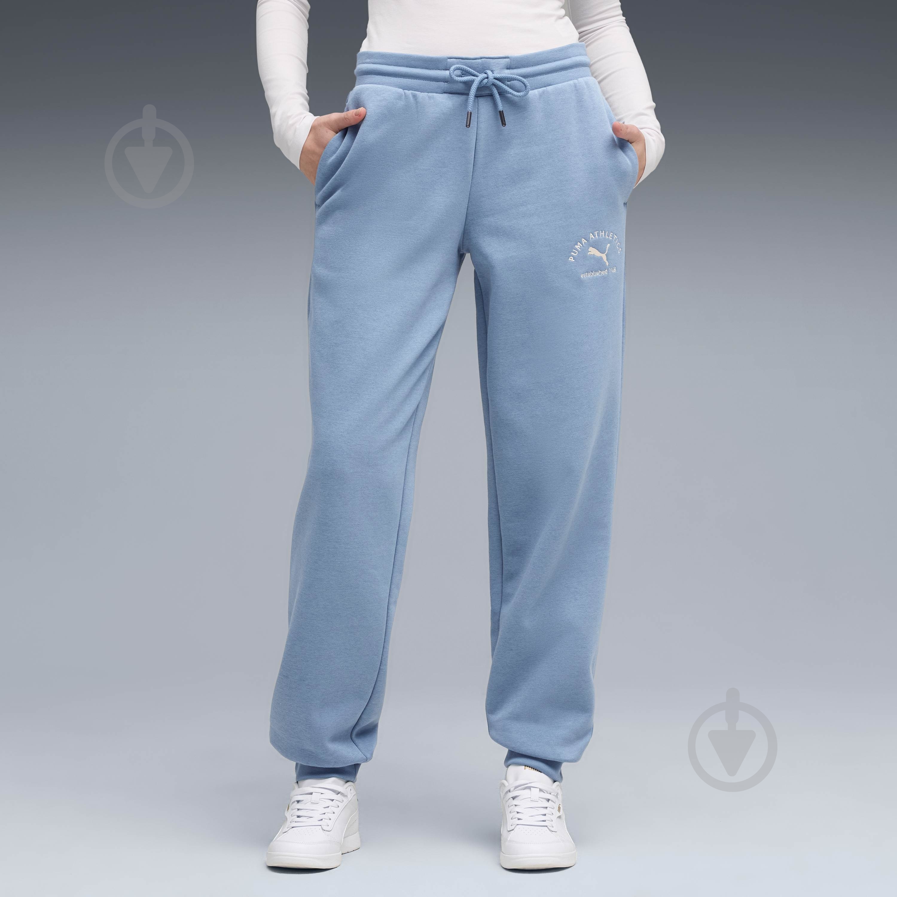Штани Puma CLASS Comfort Sweatpants FL cl 68813634 р. M синій - фото 1 Штани Puma CLASS Comfort Sweatpants FL cl 68813634 р. M синій - фото 1