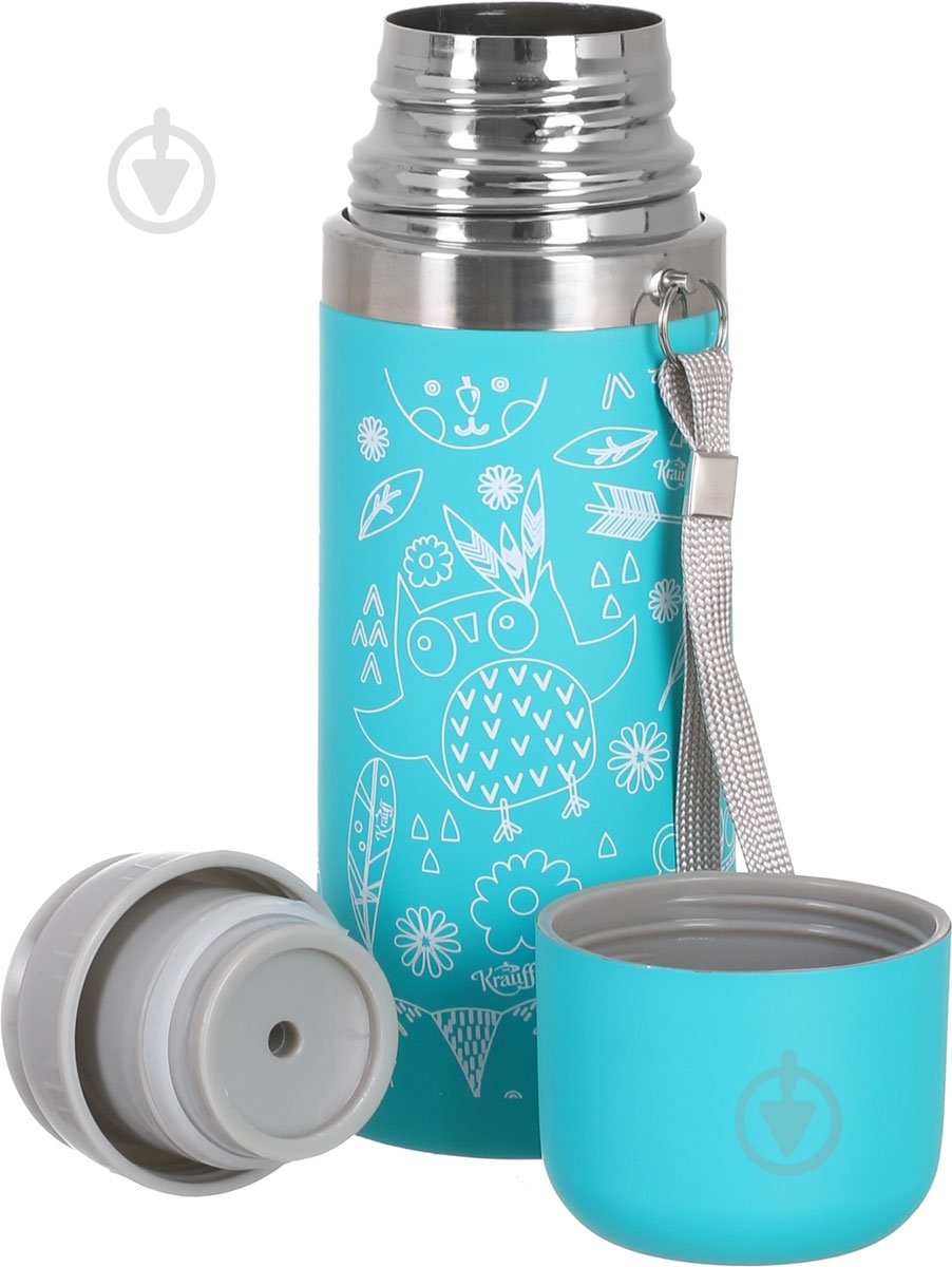 Термос Krauff 350 мл бирюзовый 26-178-060 - фото 2