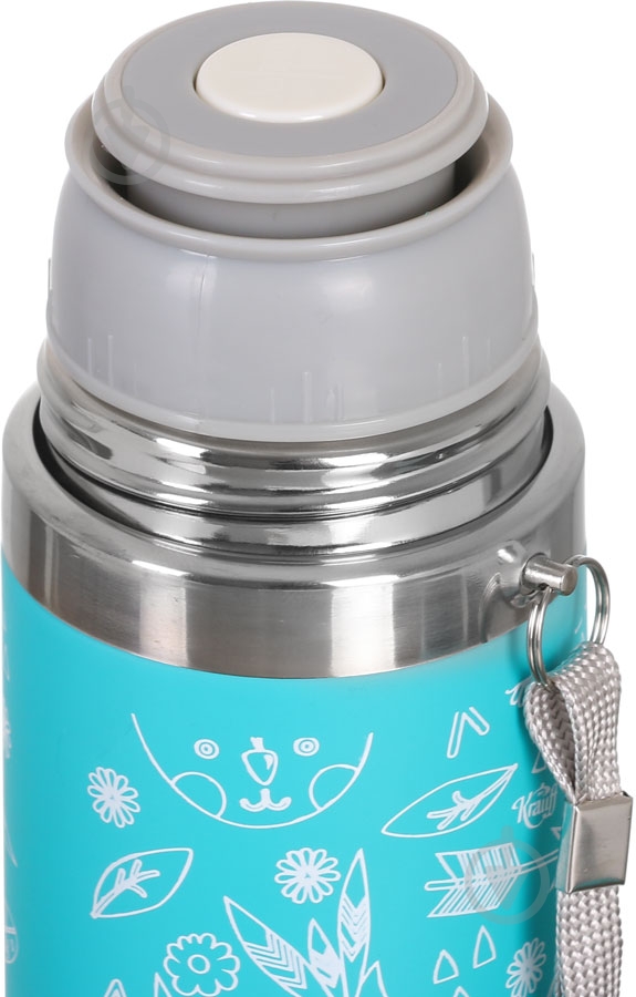 Термос Krauff 350 мл бирюзовый 26-178-060 - фото 3