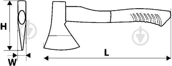 Топор Topex 05A203 - фото 2