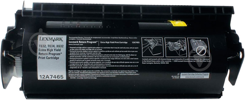 Картридж Lexmark 12A7465 black - фото 2
