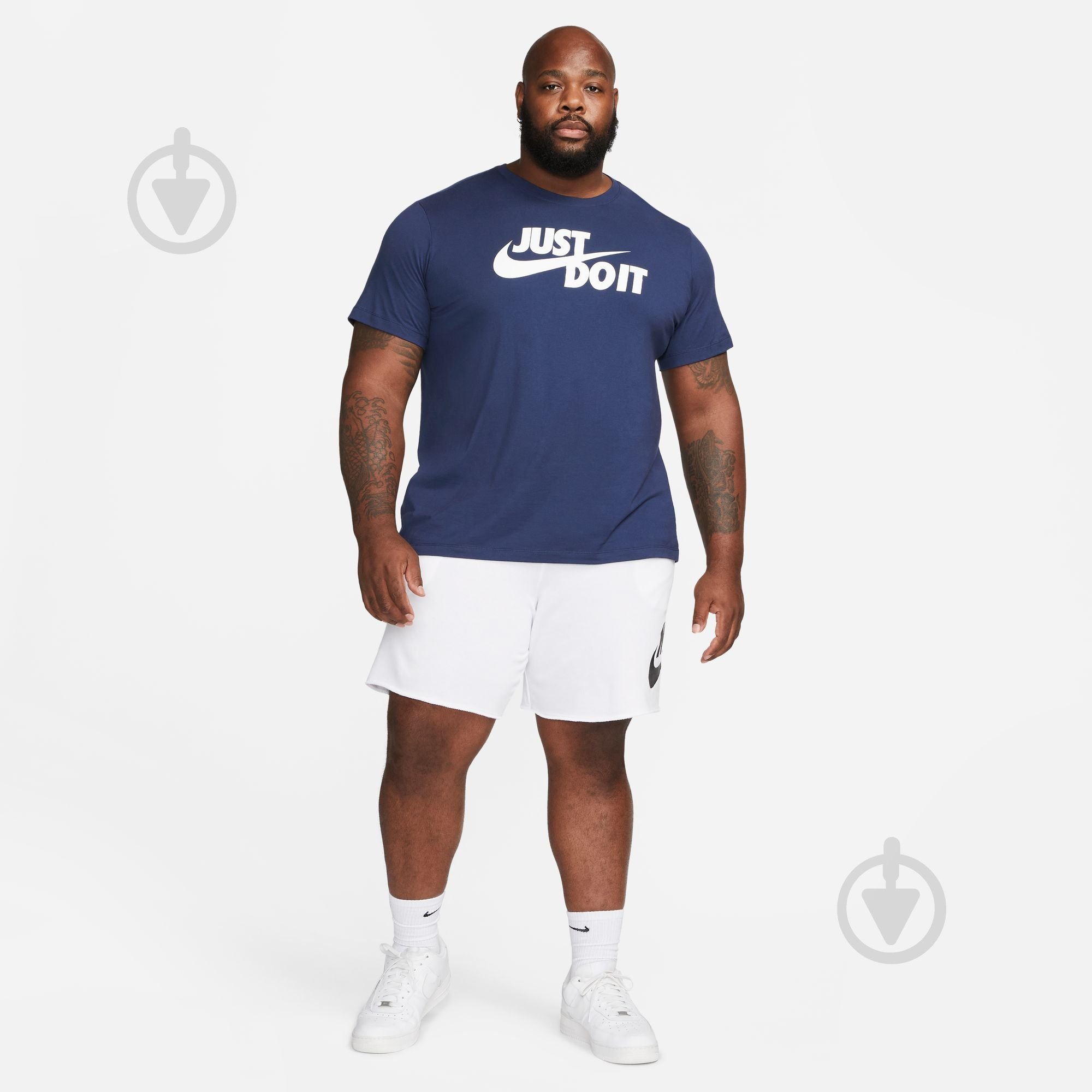 Футболка Nike M NSW TEE JUST DO IT SWOOSH AR5006-410 р.M синій - фото 8