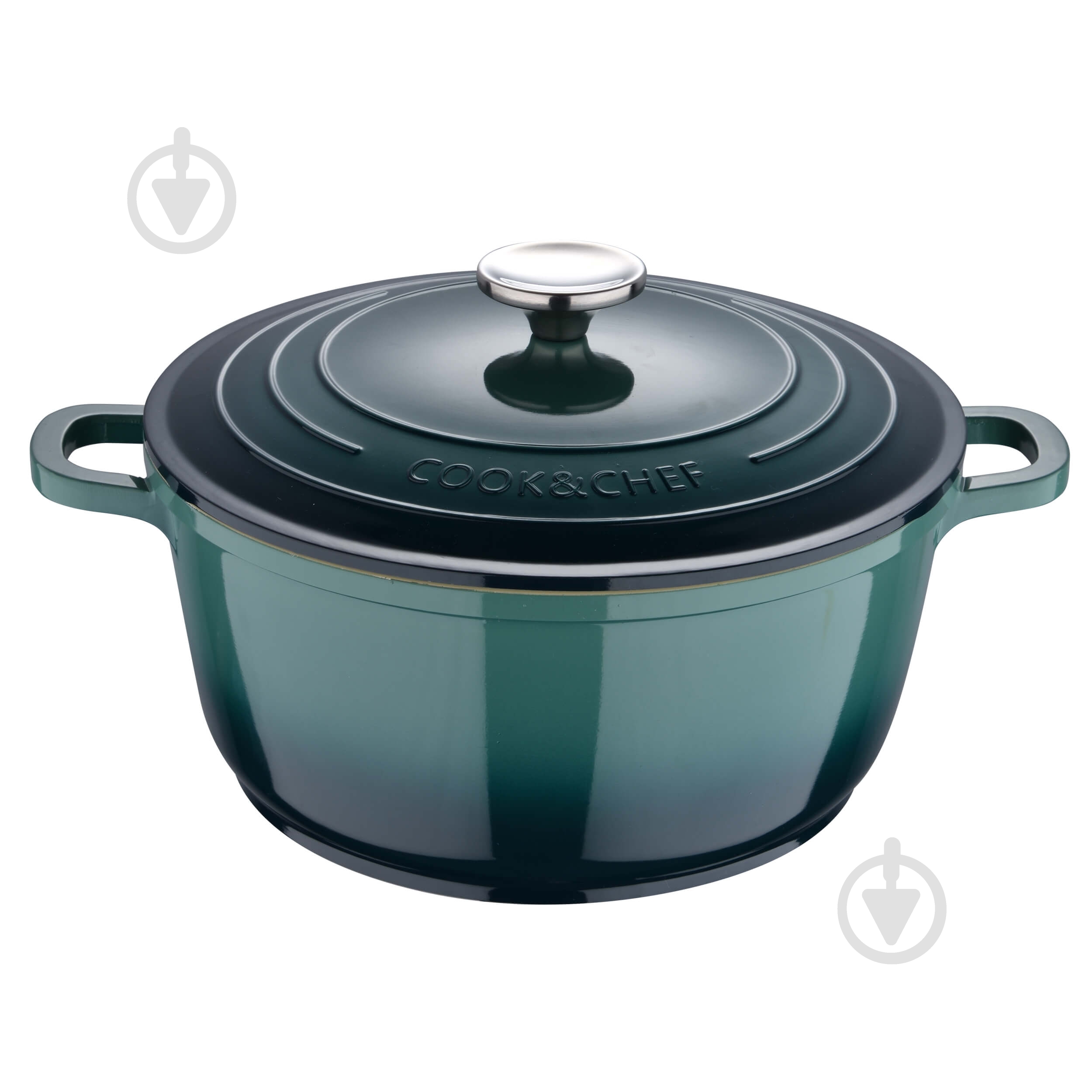 Каструля з кришкою Bergner Excalibur зелена 4,2 л BG-36101-GR - фото 1
