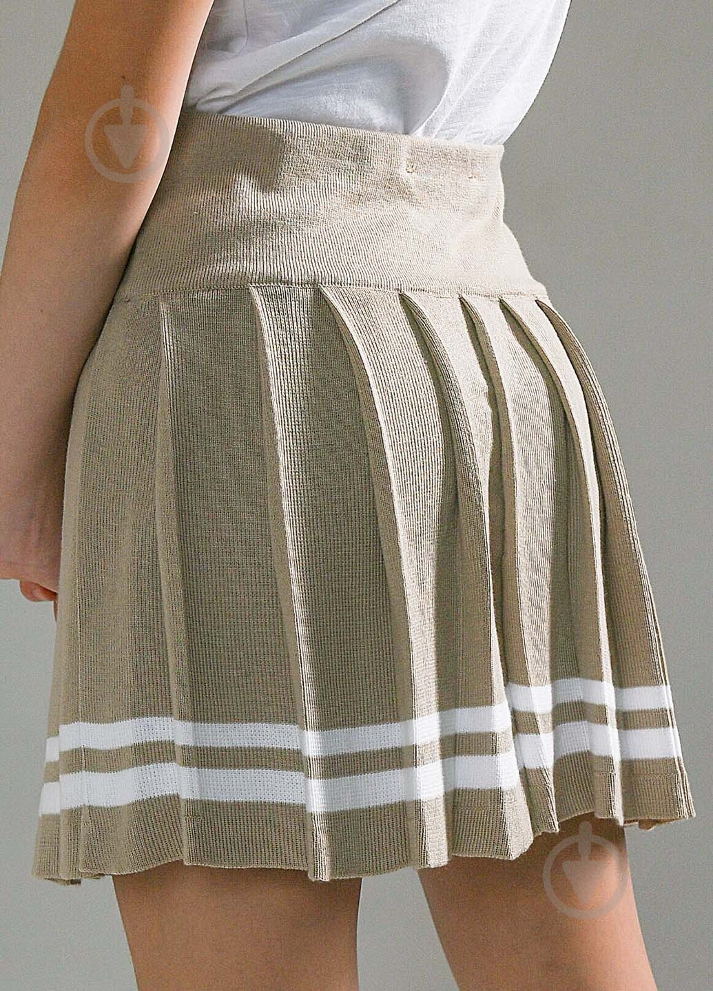 Спідниця ART KNIT плісе р.170 бежевий - фото 3