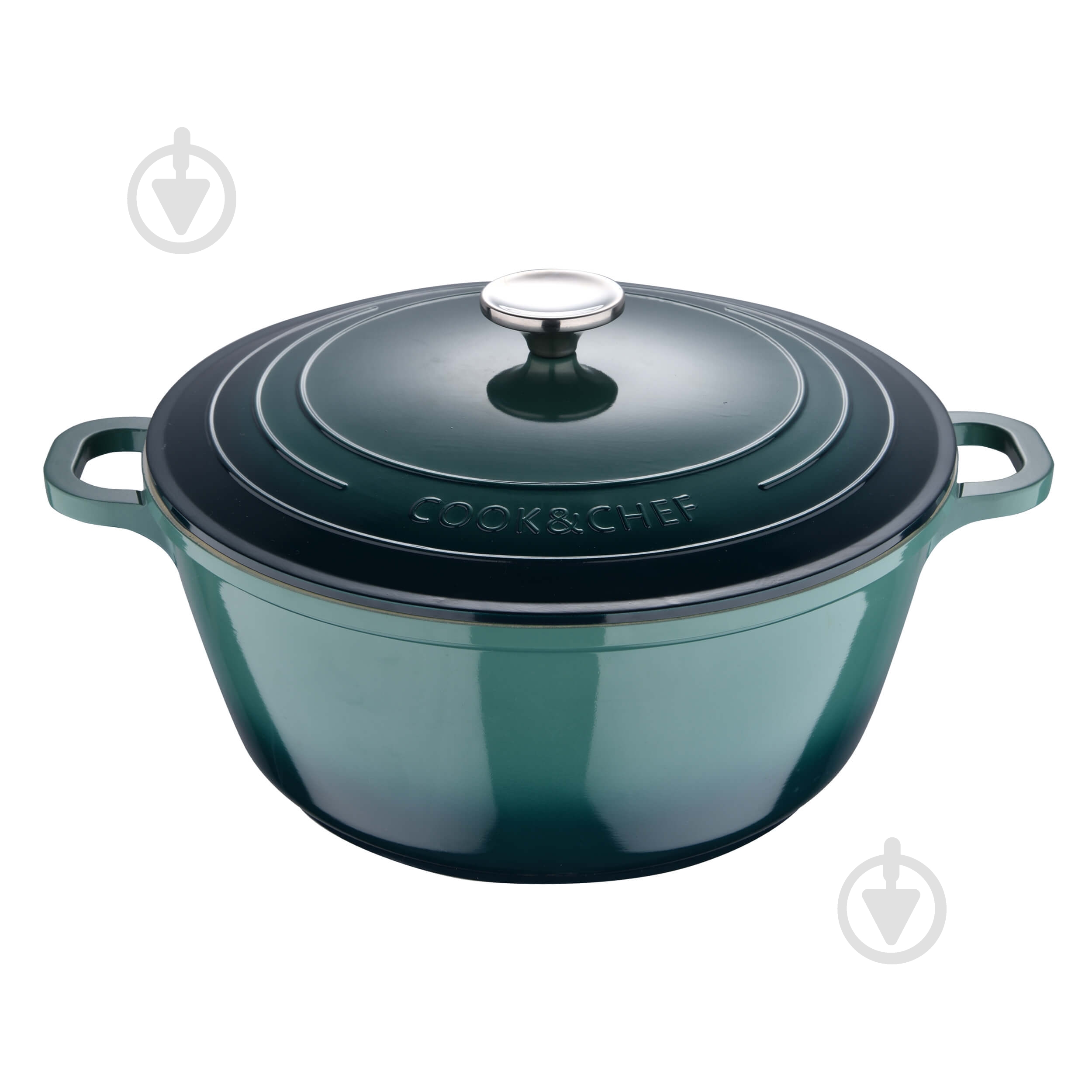 Каструля з кришкою Bergner Excalibur зелена 5,8 л BG-36102-GR - фото 1