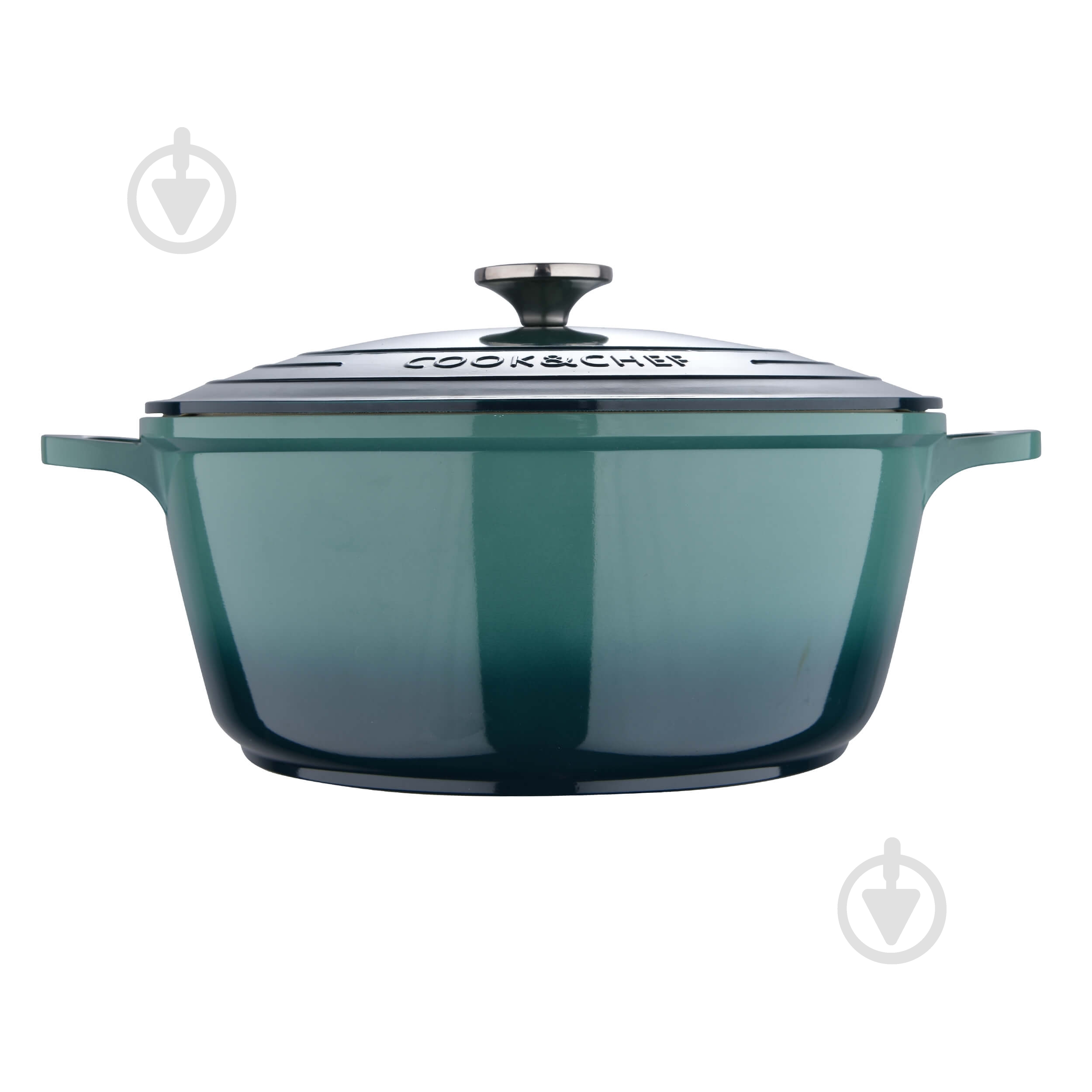 Каструля з кришкою Bergner Excalibur зелена 5,8 л BG-36102-GR - фото 2