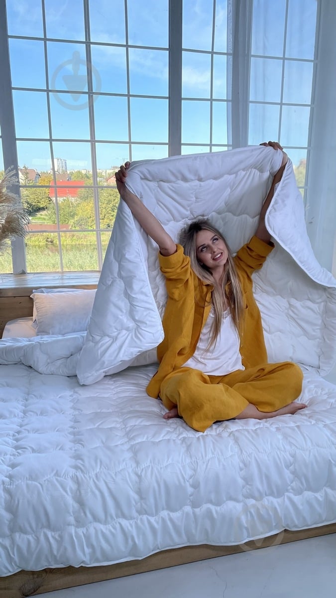 Ковдра силіконова Ніжність 155x210 см Emily білий - фото 4 Ковдра силіконова Ніжність 155x210 см Emily білий - фото 4