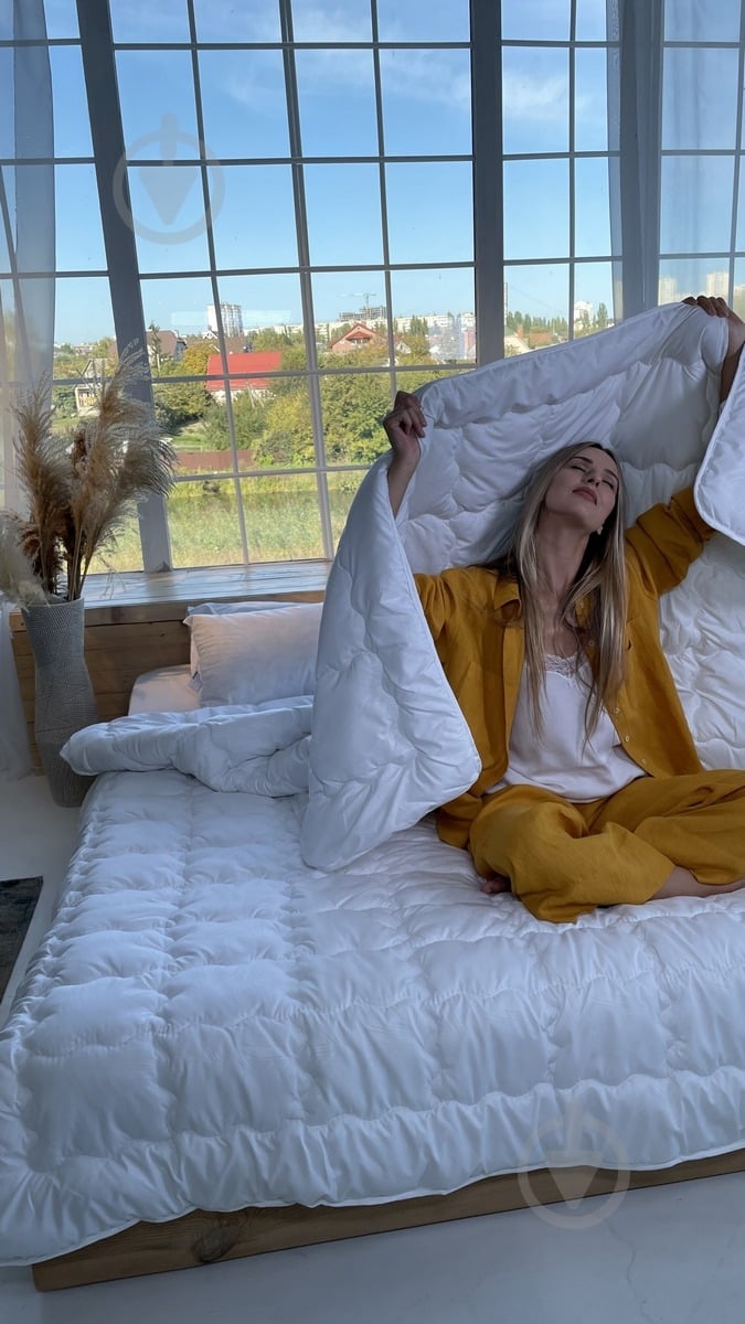 Ковдра силіконова Ніжність 155x210 см Emily білий - фото 5 Ковдра силіконова Ніжність 155x210 см Emily білий - фото 5