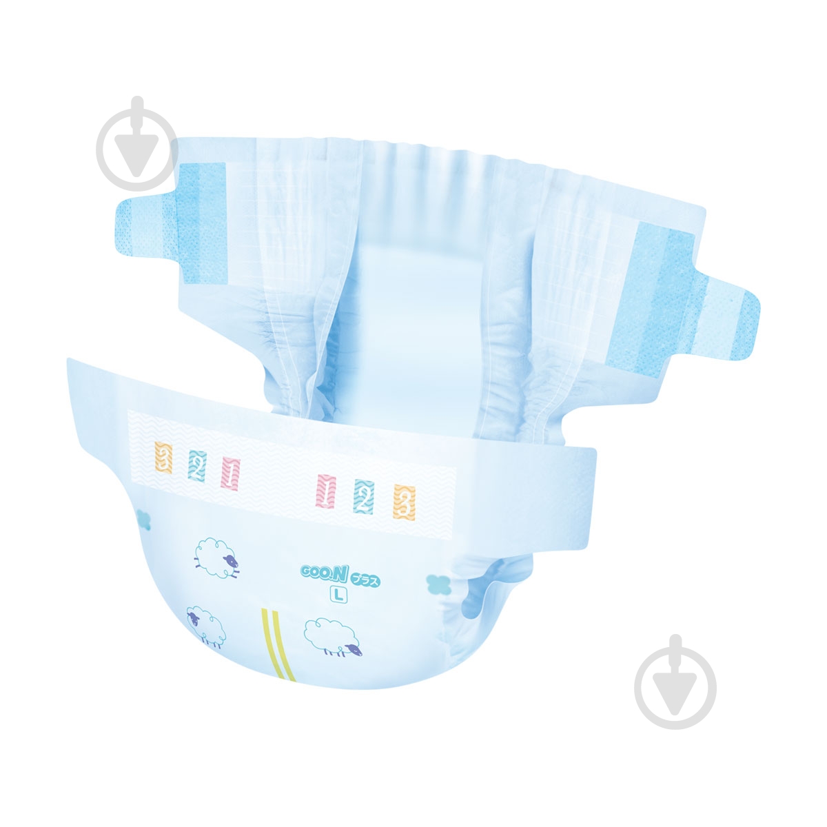 Підгузки Goo.N на липучках унісекс L 9-14 кг 54 шт. - фото 2 Підгузки Goo.N на липучках унісекс L 9-14 кг 54 шт. - фото 2