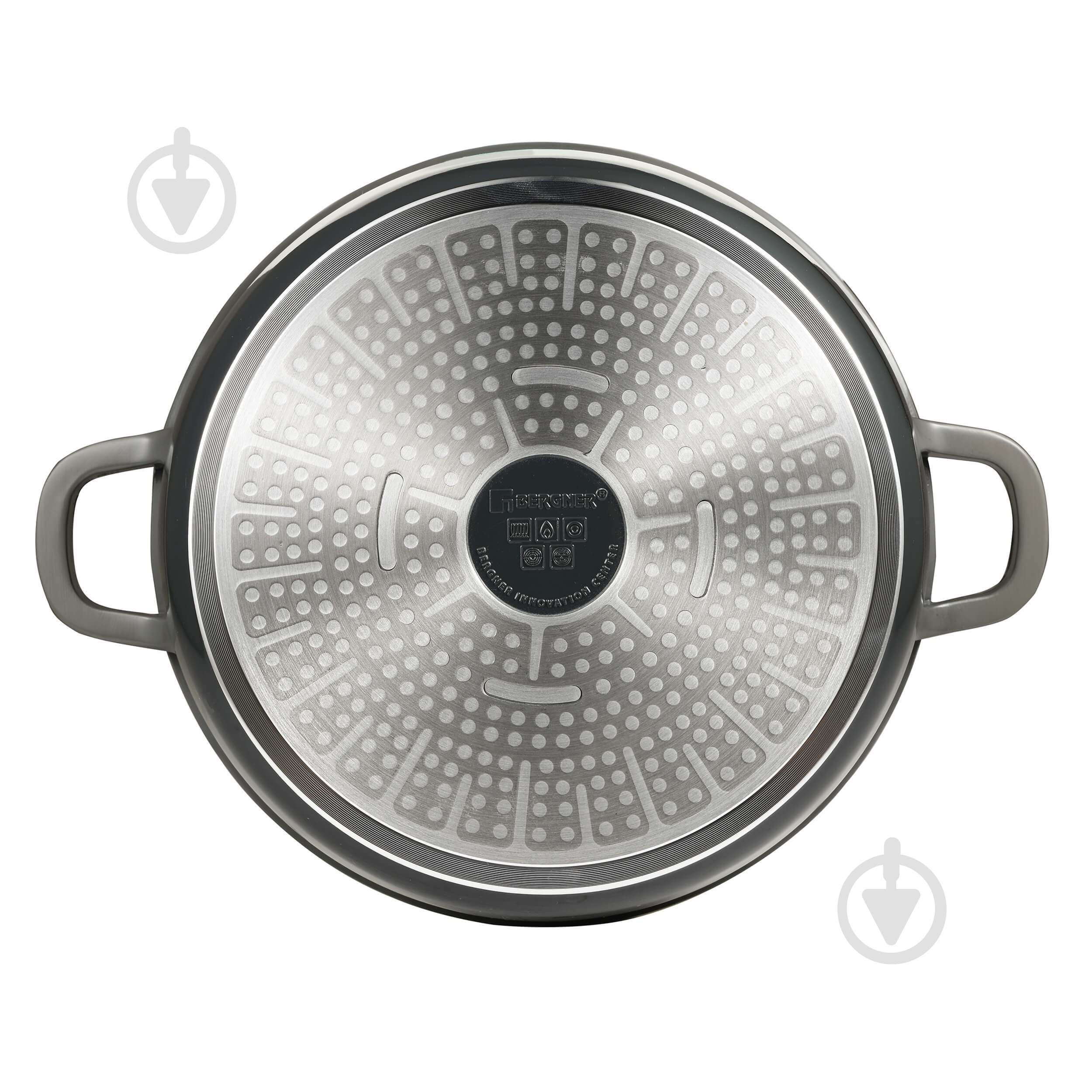 Каструля з кришкою Bergner Excalibur сіра 2,2 л BG-36100-GY - фото 3