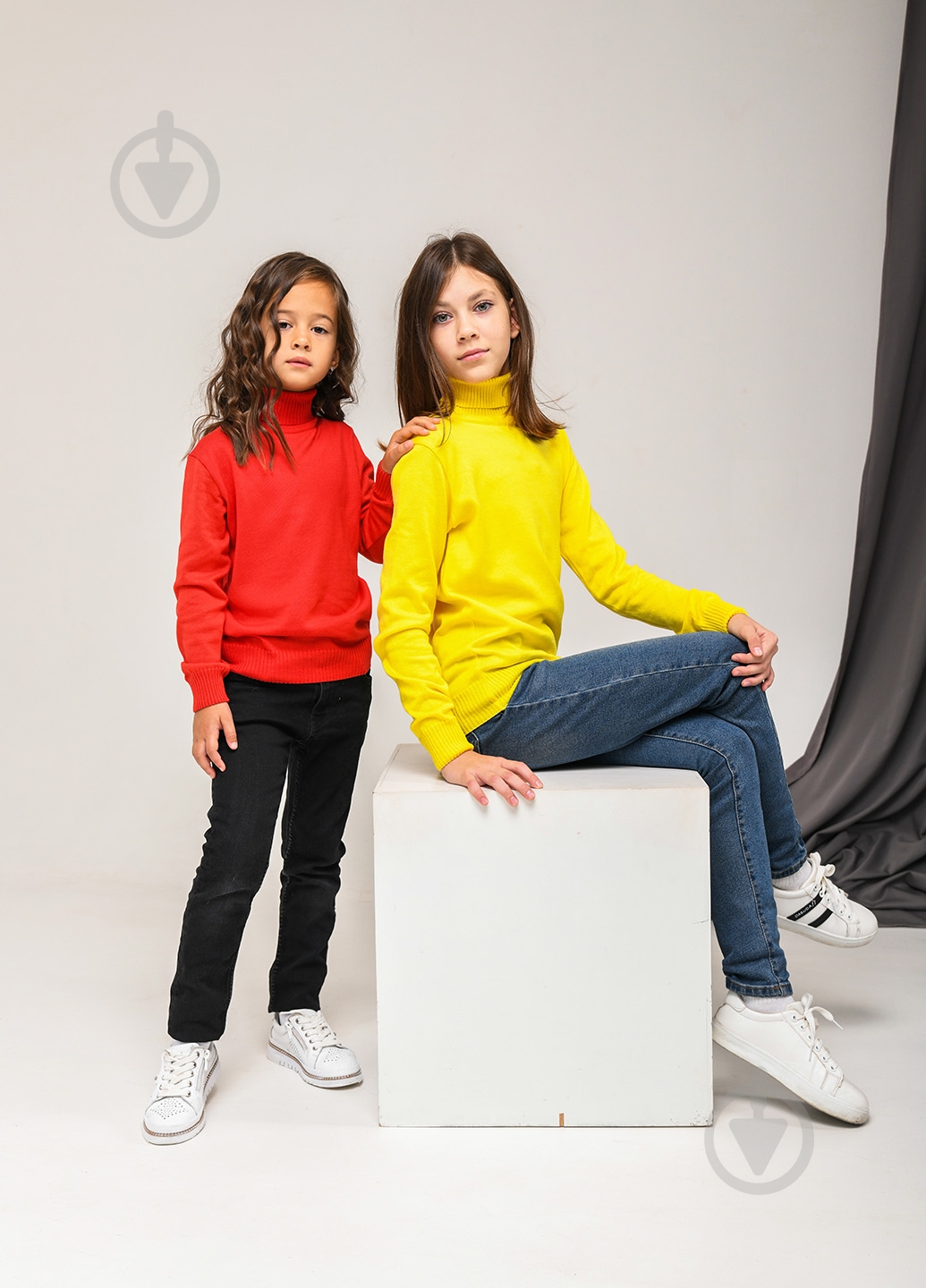 Гольф для девочки ART KNIT р.152 желтый - фото 3