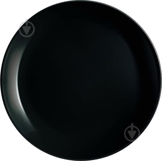 Тарілка обідня Luminarc Diwali Black 25 см P0867 - фото 1
