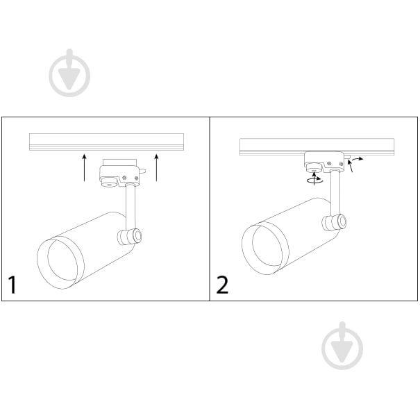 Трековий прожектор Hopfen LED TLS 18 Вт 4000 К білий - фото 2
