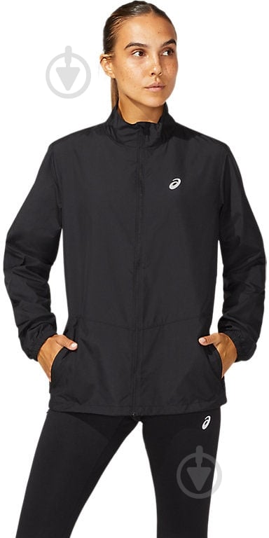 Ветровка женская Asics CORE JACKET 2012C341-001 р.XS черная - фото 1