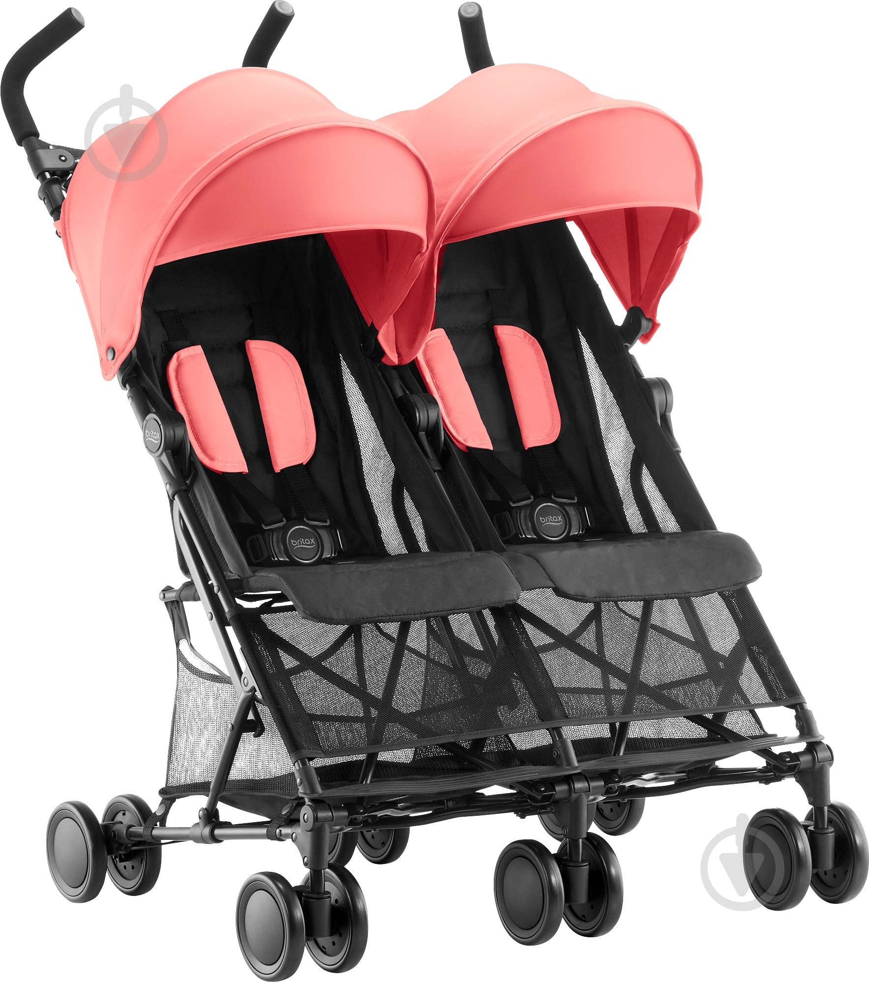 Коляска прогулочная Britax Holiday Double Coral Peach 2000029305 - фото 3