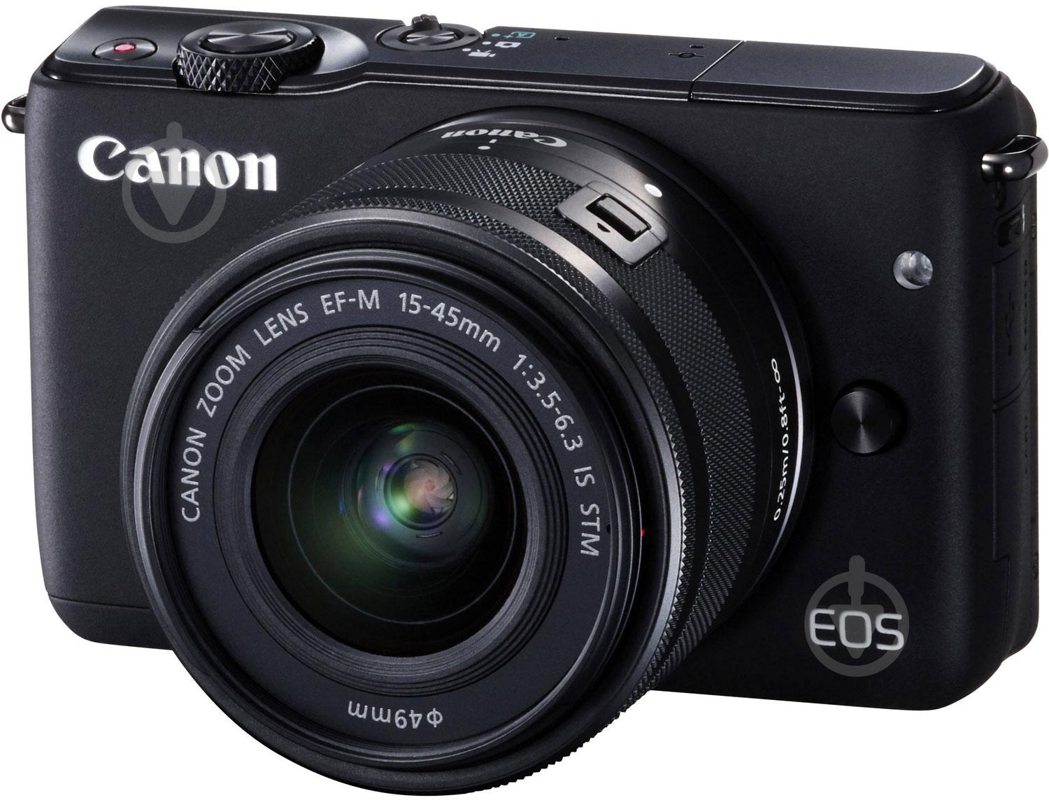 Фотоаппарат Canon EOS M10 + 15-45 IS STM Kit black - фото 2