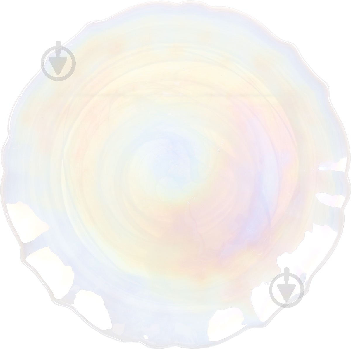 Блюдо Dekor Cam Icequeen 27,5 см блискучий ірис - фото 1