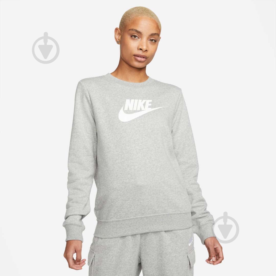 Свитшот Nike DQ5832-063 р.L серый - фото 1