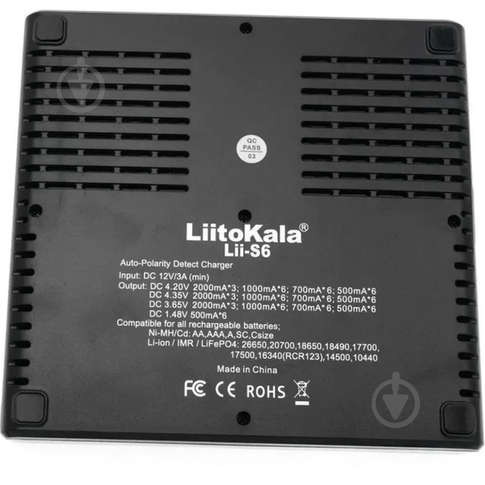 Зарядний пристрій LiitoKala Lii-S6 EU+Carcable - фото 4 Зарядний пристрій LiitoKala Lii-S6 EU+Carcable - фото 4