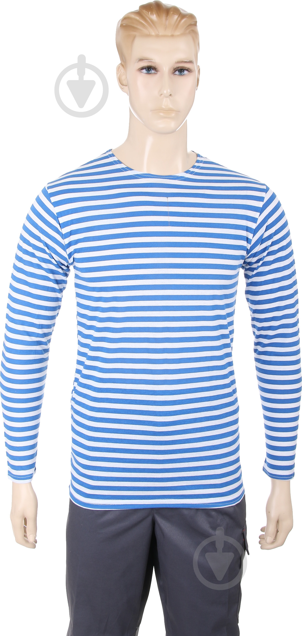 Рубашка-тельняшка Легкий крок на зріст 146-152 см р. XL рост 1-2 00005 голубой - фото 1 Рубашка-тельняшка Легкий крок на зріст 146-152 см р. XL рост 1-2 00005 голубой - фото 1