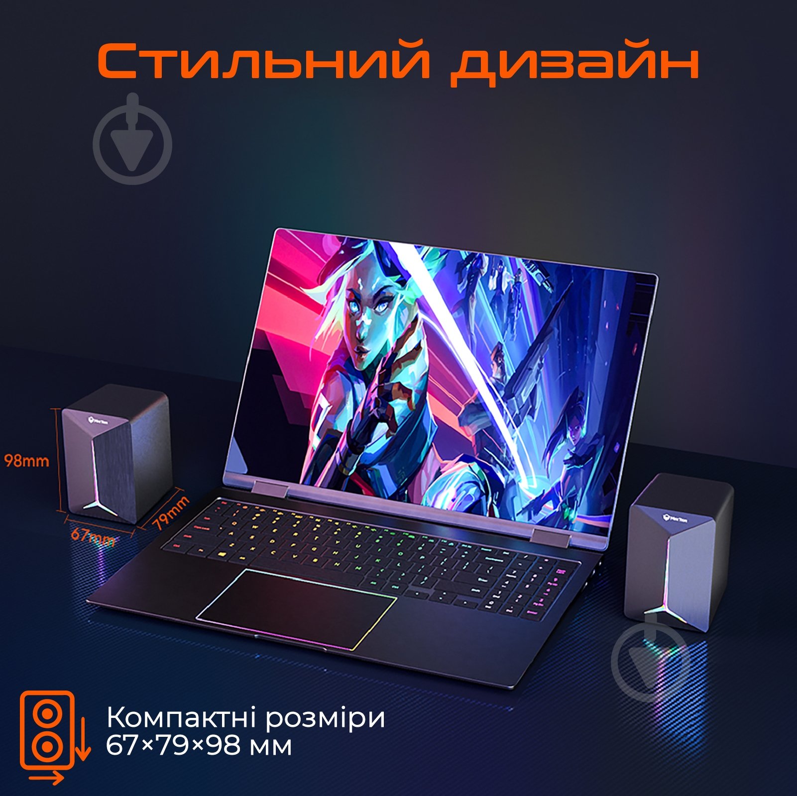 Акустична система Meetion SP2011 black - фото 4