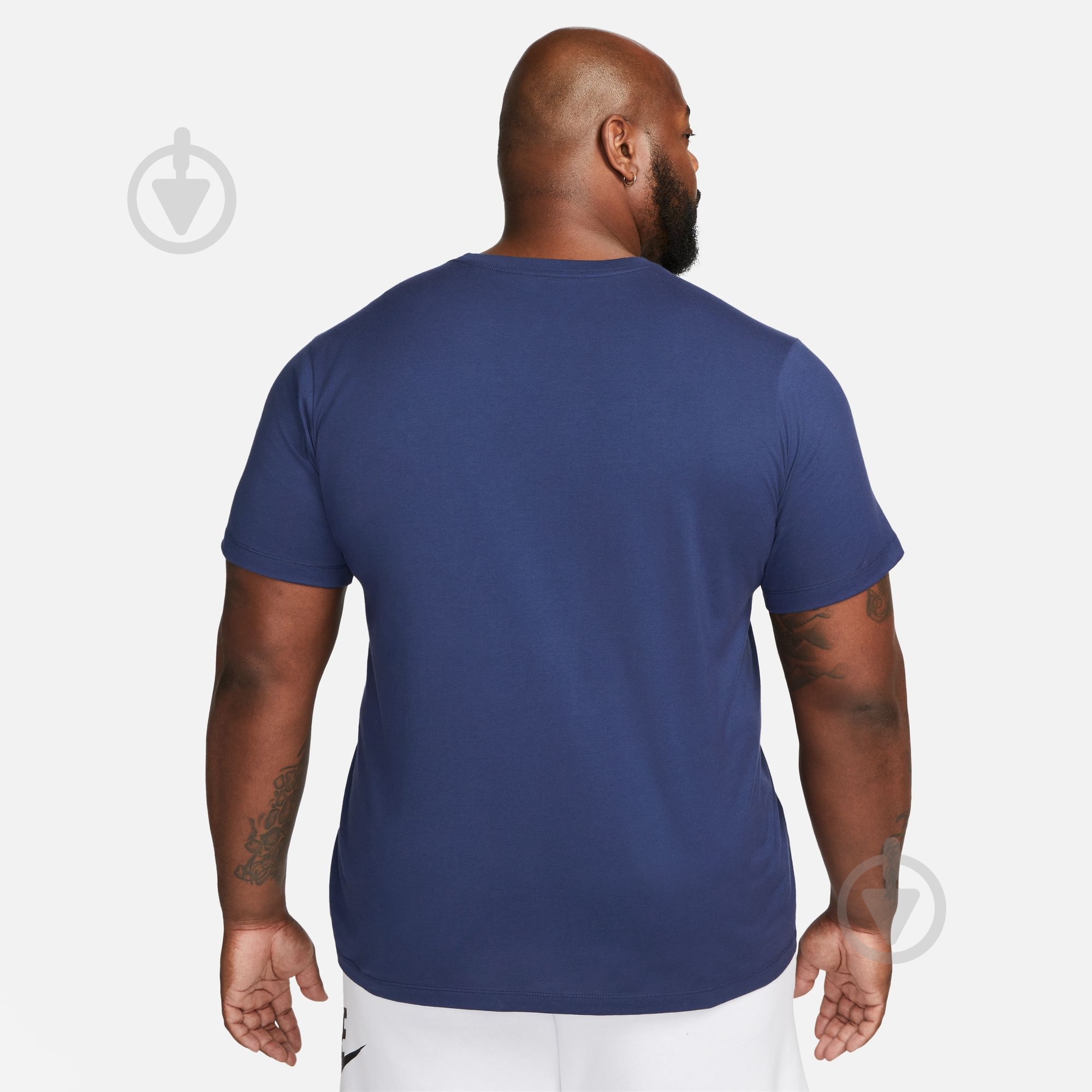 Футболка Nike M NSW TEE JUST DO IT SWOOSH AR5006-410 р.XL синій - фото 6