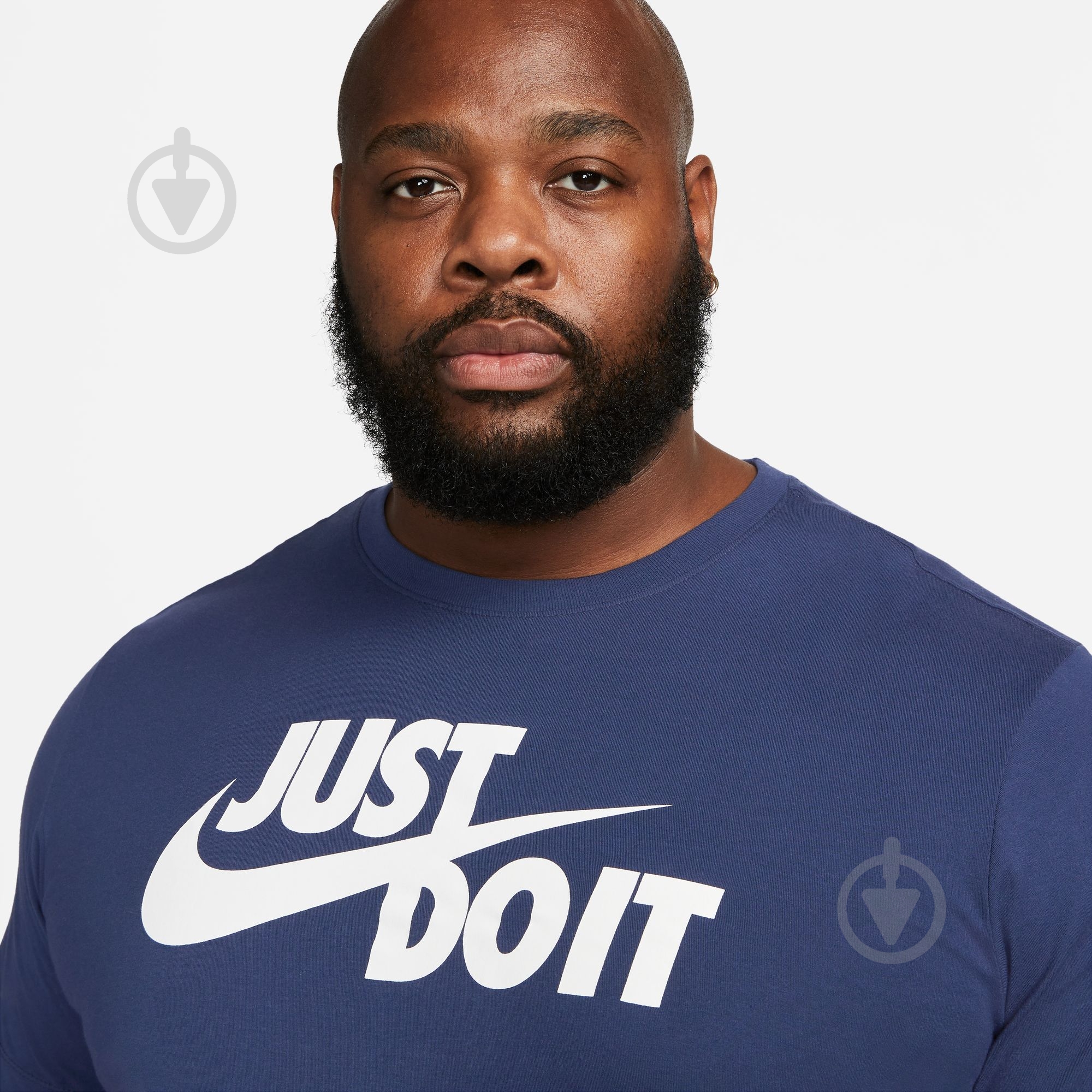 Футболка Nike M NSW TEE JUST DO IT SWOOSH AR5006-410 р.XL синій - фото 7
