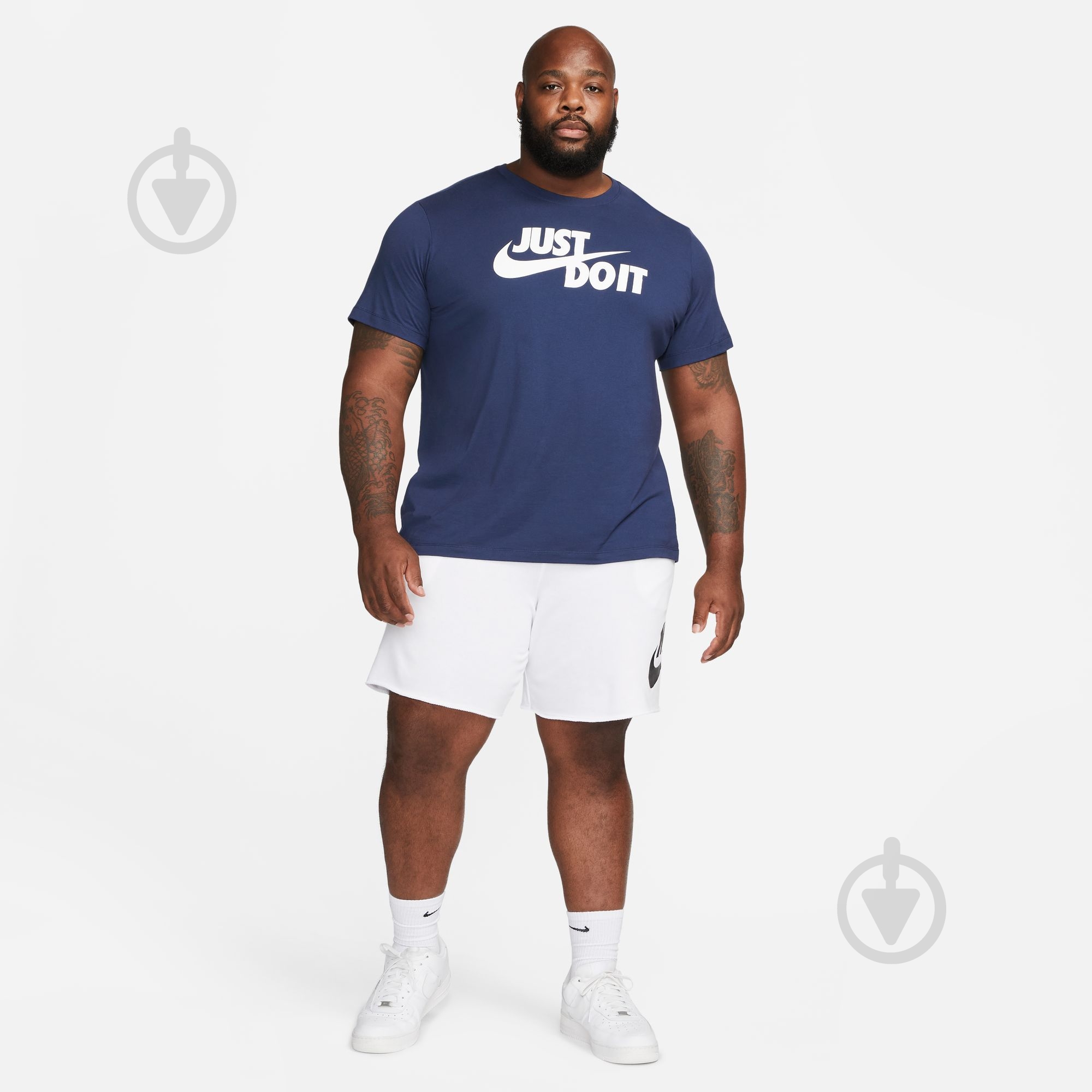 Футболка Nike M NSW TEE JUST DO IT SWOOSH AR5006-410 р.XL синій - фото 8