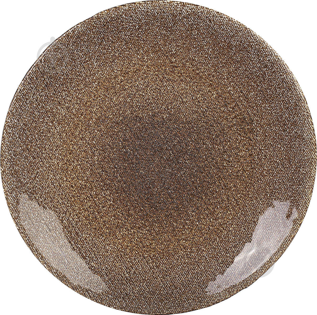 Блюдо Dekor Cam Seta 33 см коричневе - фото 1