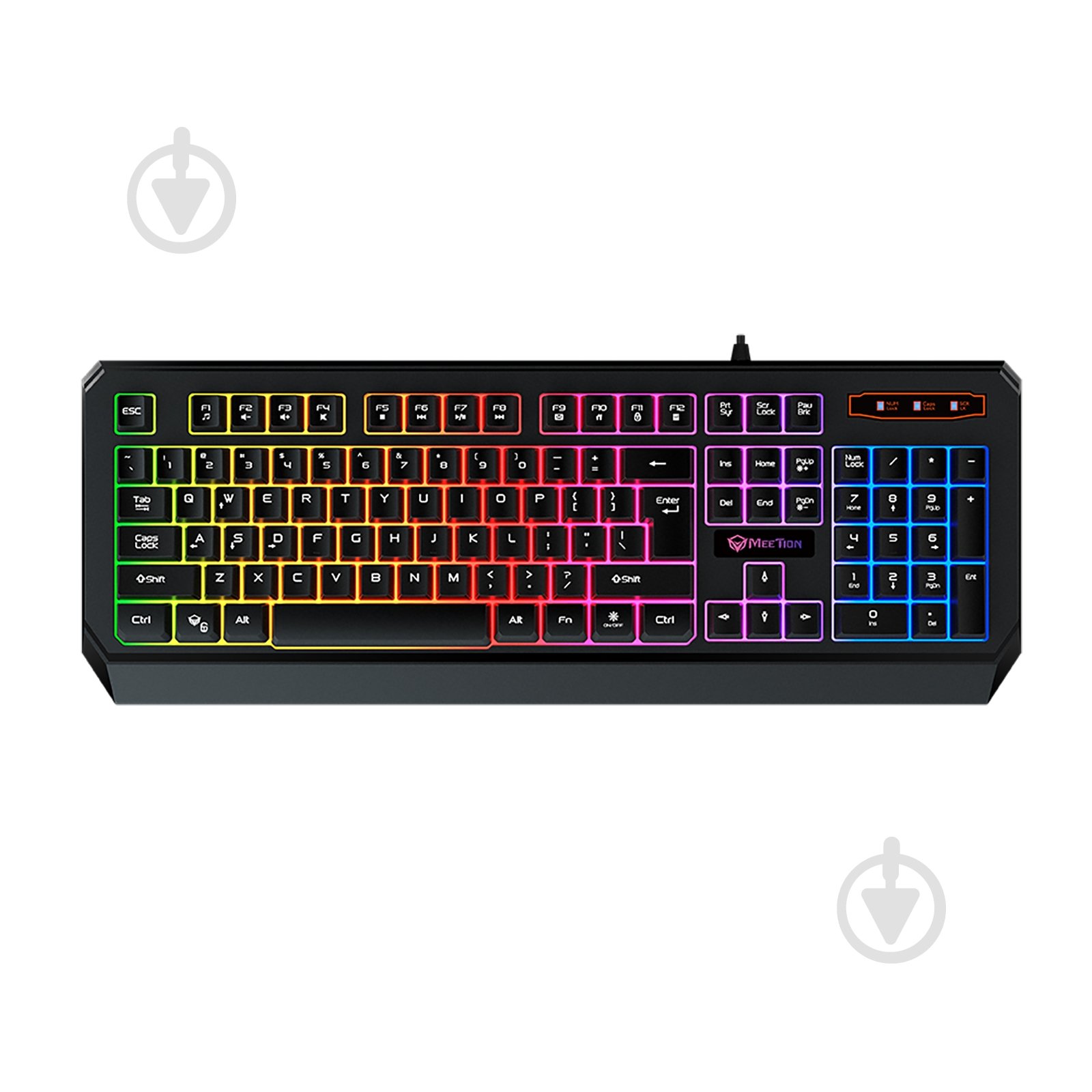 Клавиатура игровая Meetion K9320 (MT-K9320-A-RUA) black - фото 1 Клавиатура игровая Meetion K9320 (MT-K9320-A-RUA) black - фото 1