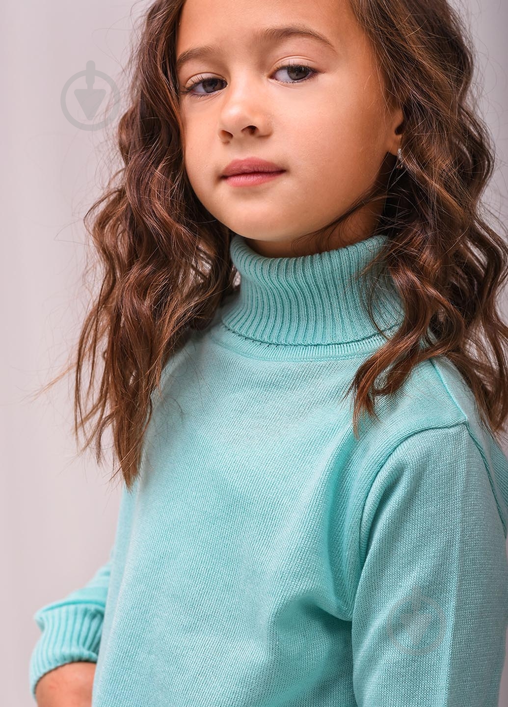 Гольф для девочки ART KNIT р.152 мятный - фото 3