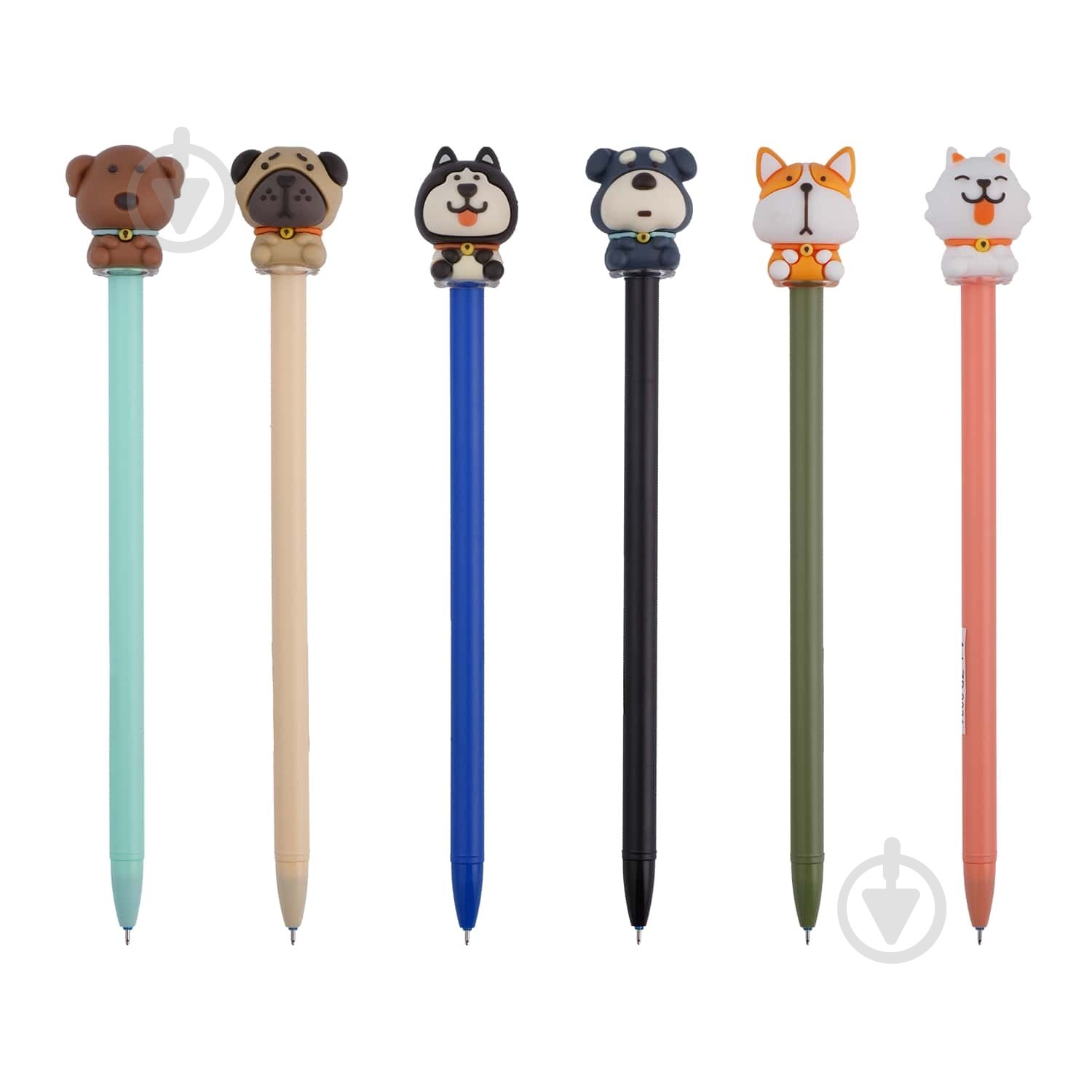 Ручка гелевая ZiBi Пиши-стирай Dogs 0,5 мм синяя - фото 2 Ручка гелевая ZiBi Пиши-стирай Dogs 0,5 мм синяя - фото 2