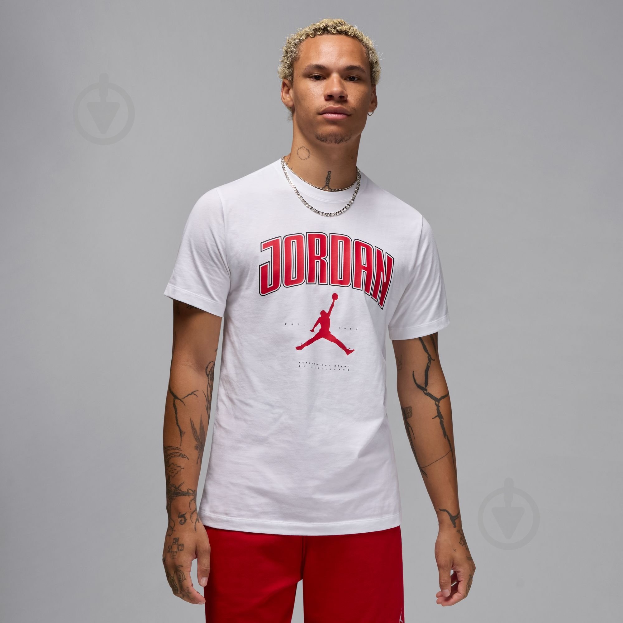Футболка Jordan M J CITY 88 SS CREW HQ0009-100 р.XL серый - фото 1 Футболка Jordan M J CITY 88 SS CREW HQ0009-100 р.XL серый - фото 1