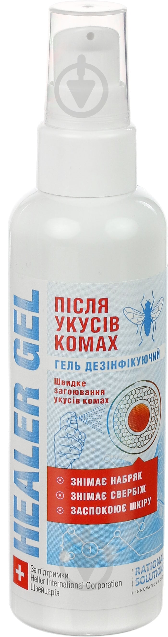 Антисептик HEALER® после укусов насекомых 100 мл - фото 1
