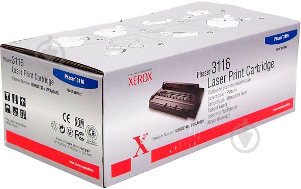 Картридж Xerox Phaser 109R00748 черный - фото 1