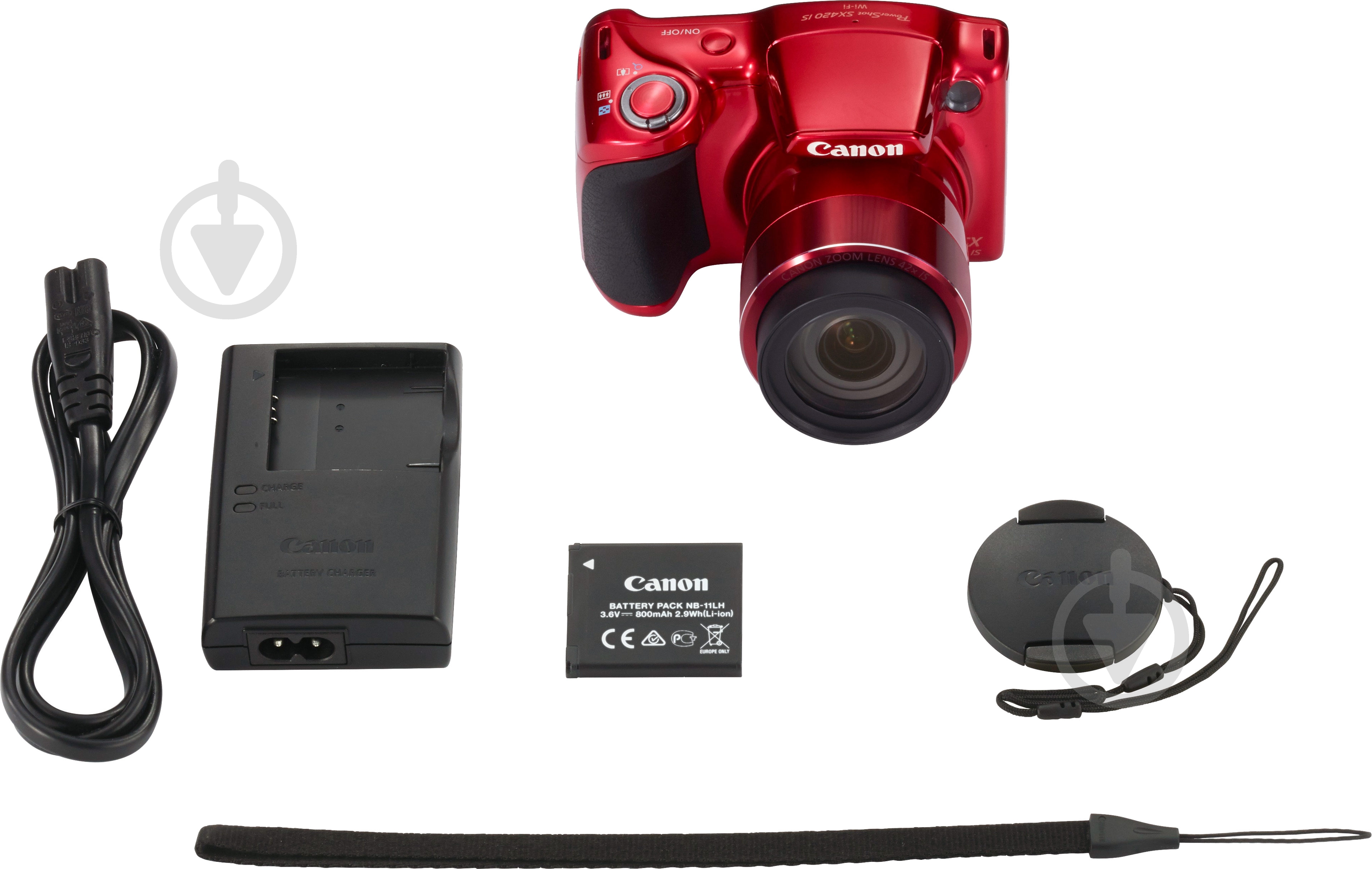ᐉ Фотоаппарат Canon Powershot SX420 IS red • Купить в Киеве