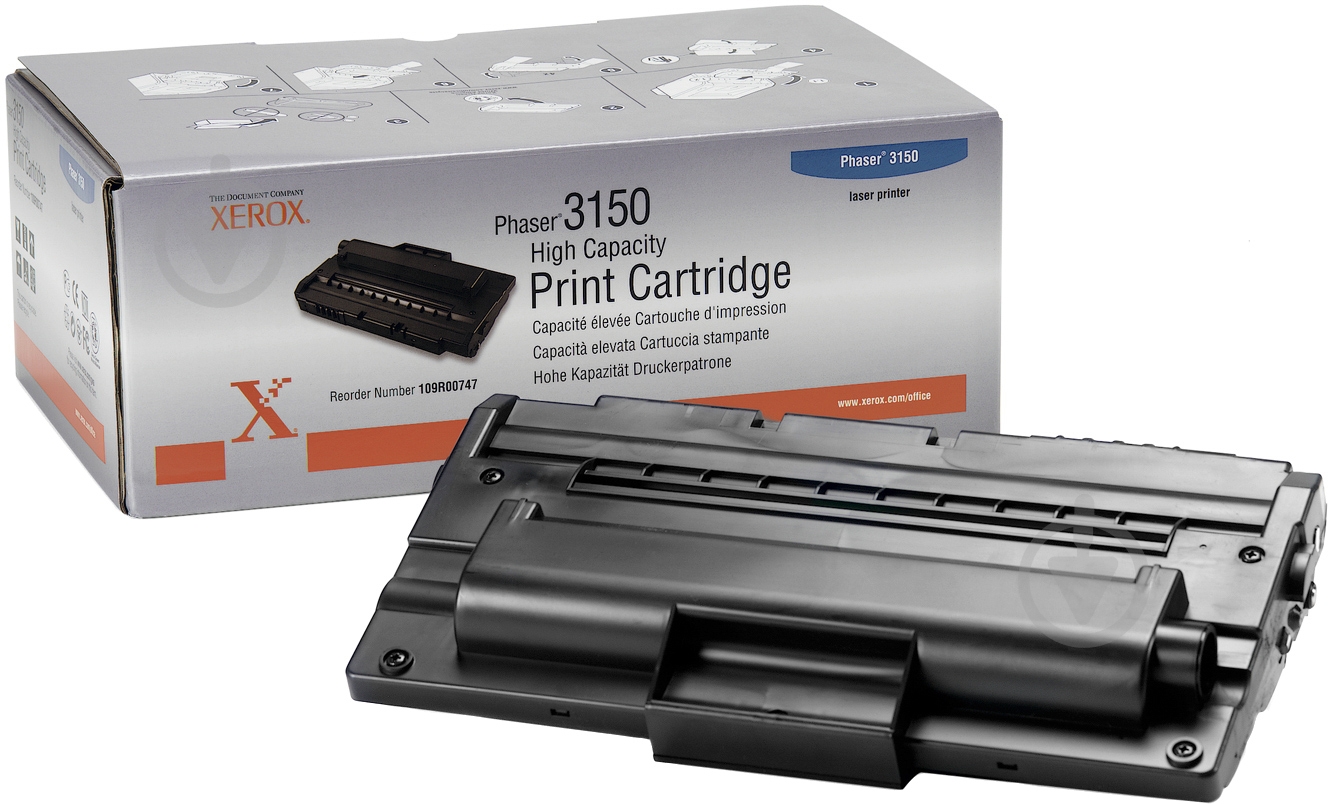Картридж Xerox Phaser 109R00747 черный - фото 1