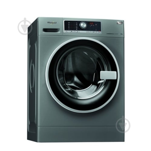 Промышленная стиральная машина Whirlpool AWG 812 S/PRO, 8 кг grey - фото 1