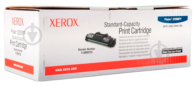 Картридж Xerox Phaser 113R00735 черный - фото 1