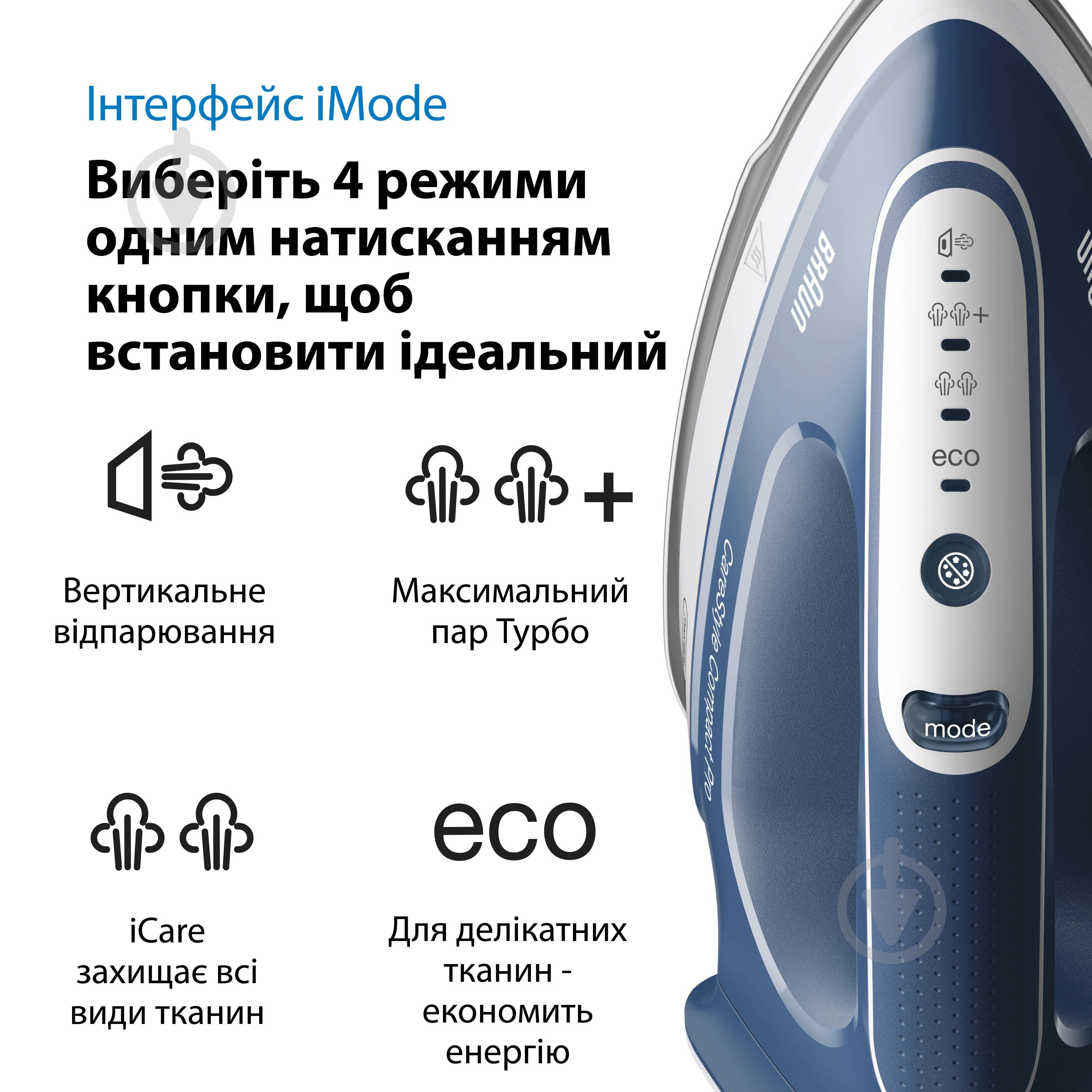 Система парова Braun CareStyle Compact Pro IS2565BL - фото 5
