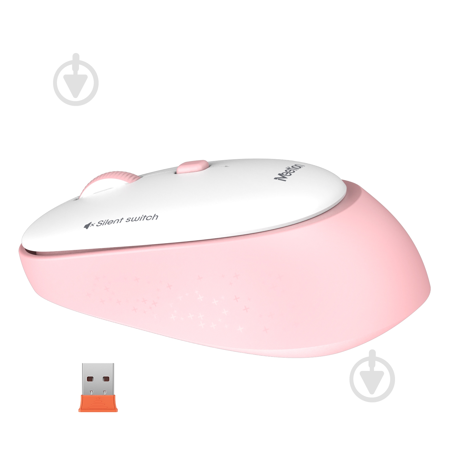 Мышка беспроводная Meetion white/pink (MT-R571-P) - фото 2