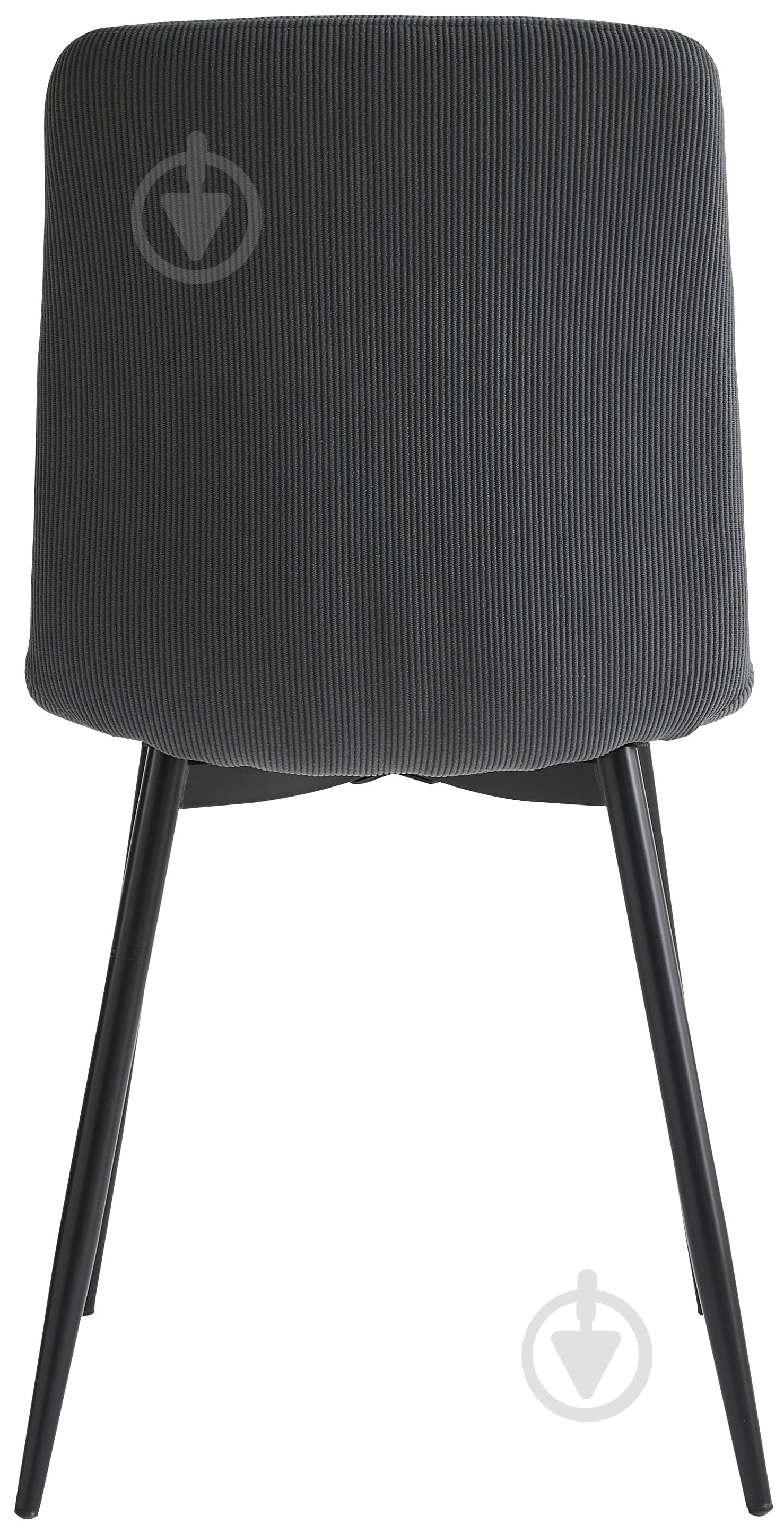 Стілець Fly FS16 velvet Grey-38 сірий / чорний - фото 4