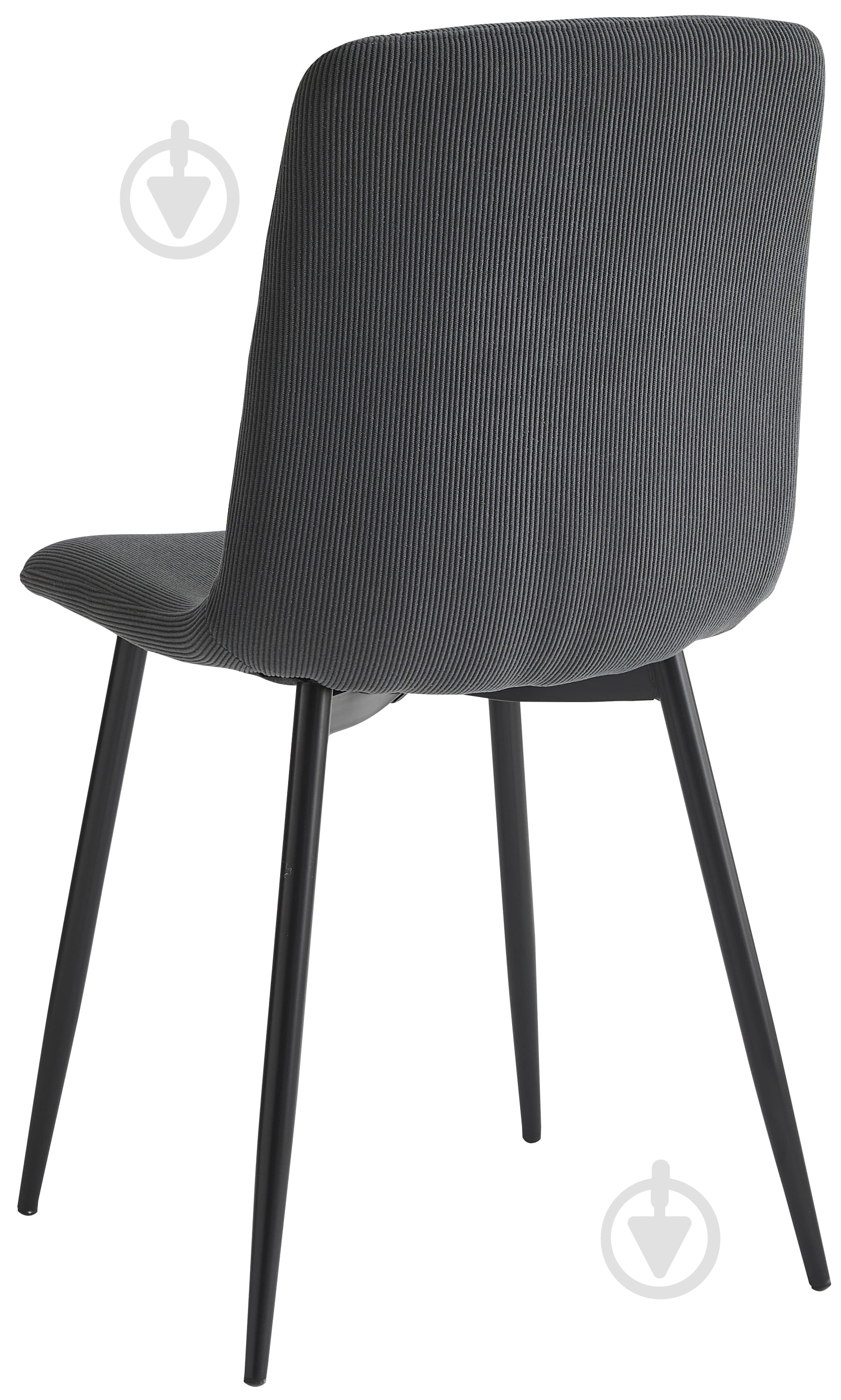 Стілець Fly FS16 velvet Grey-38 сірий / чорний - фото 5