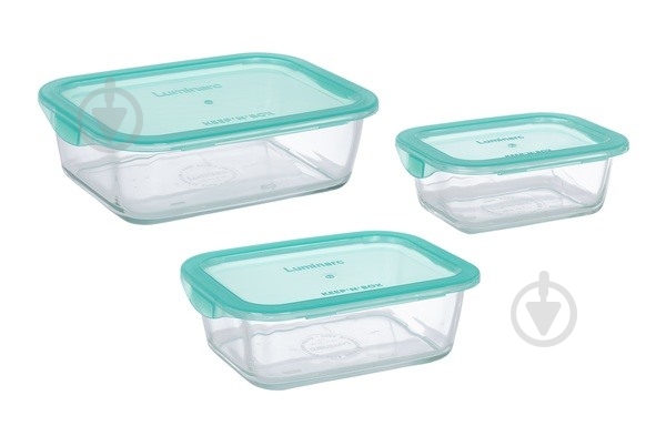 Набор контейнеров Luminarc Keep'n Box Lavander 3 шт. - фото 1 Набор контейнеров Luminarc Keep'n Box Lavander 3 шт. - фото 1