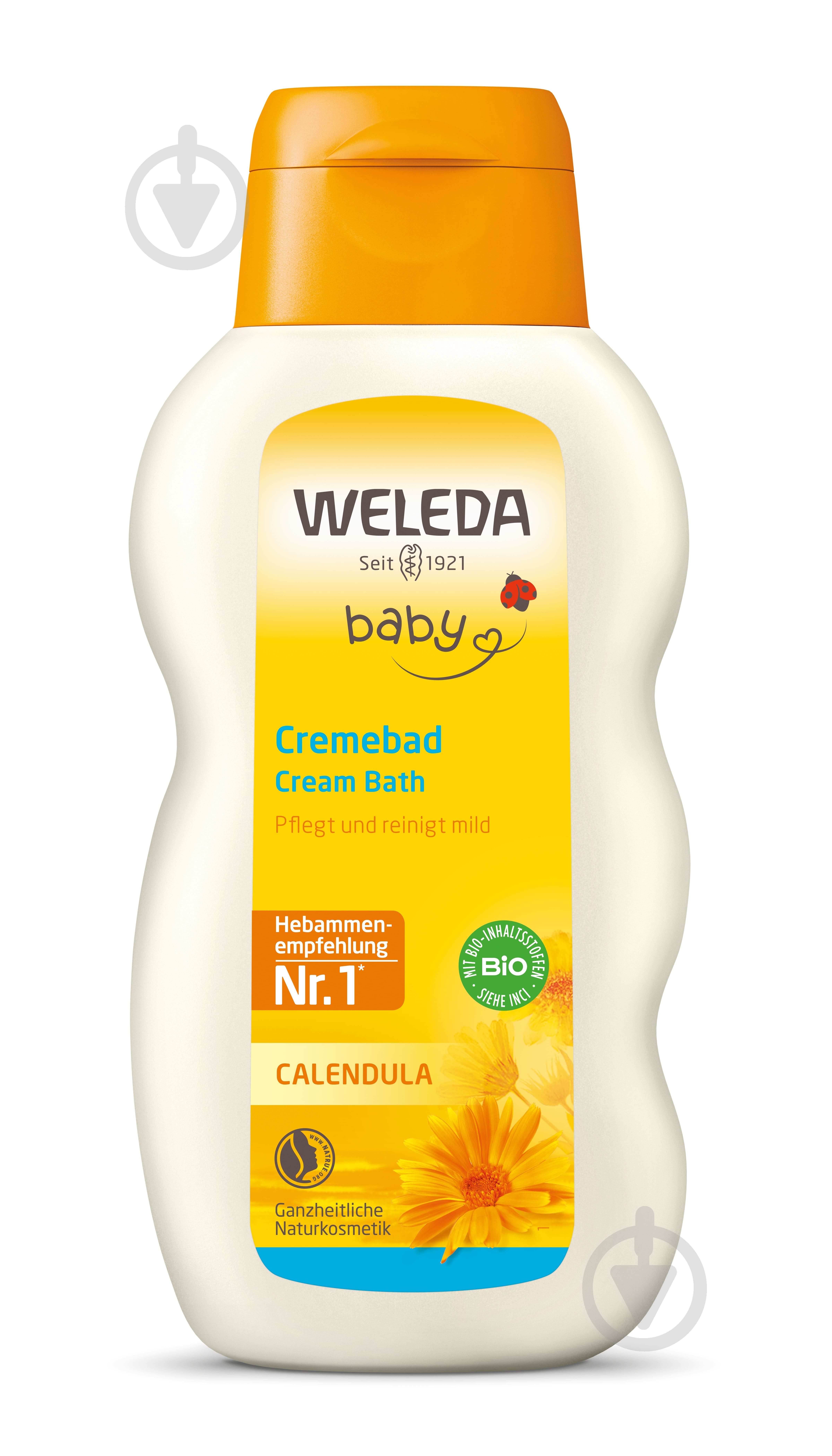 Молочко для купания Weleda Календула 200 мл - фото 1 Молочко для купания Weleda Календула 200 мл - фото 1